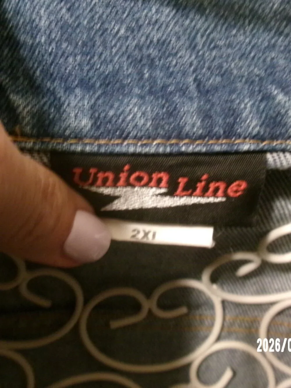 VTG International Cinematographers Guild Union Line Blue Jacket Movie Union 2XL